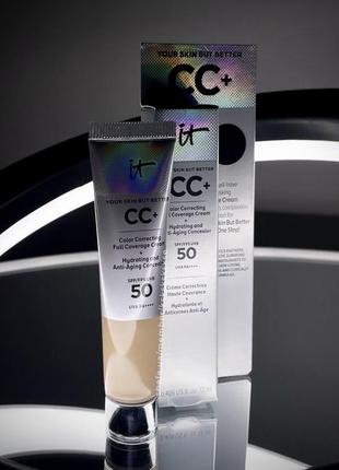 Cc крем it cosmetics your skin but better spf 50 12 ml medium
