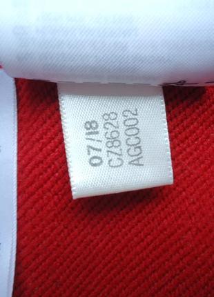 Олимпийка  adidas cz8628 zip power red black  кофта (l) 10