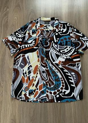 Мужская рубашка гавайка с принтом primark