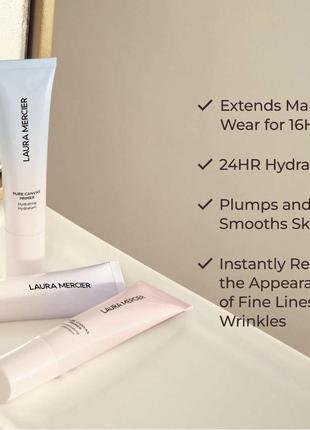 Увлажняющая база под макияж laura mercier pure canvas primer