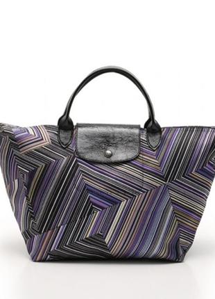 Сумка longchamp op’art pliage limited edition.