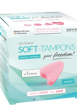Жіночі гігієнічні м'які тампони – soft-tampons normal joydivision