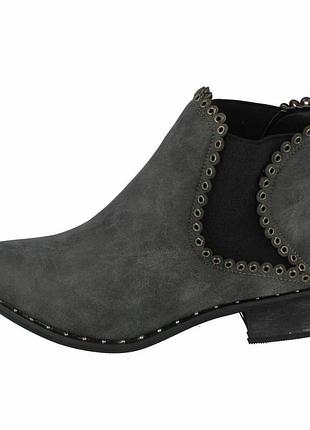 Женские ботинки челси сапоги с горстрым носком