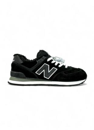 Мужские кроссовки с мехом new balance 574