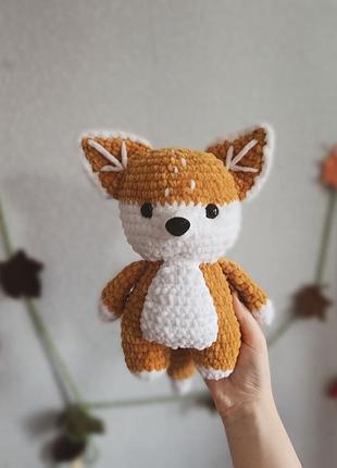Плюшевая игрушка лисичка