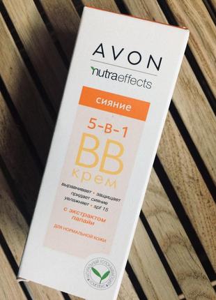 Avon nutra effects bb крем сияние spf 15 light