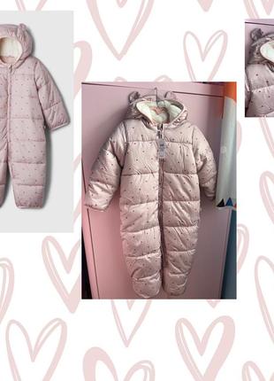 Комбінезон gap зимовий 6-12 та 18-24 місяці новий оригінал теплий