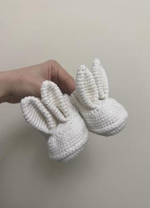 Вязаные пинетки, пинетки для младенцев.