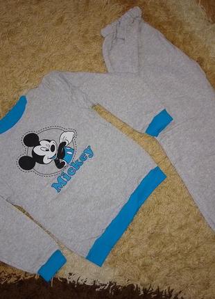 Теплый костюм с начесом микки маус р.38 на рост 122-128 см