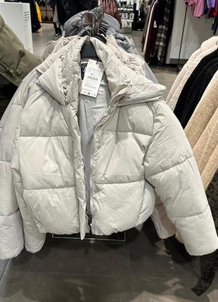 Куртка zara нова колекція еко пуховик до -20 морозу, дутік, пуффер