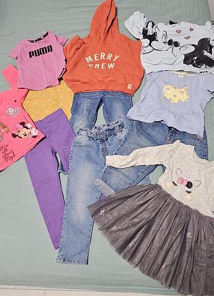 Лот вещей на девочку 98-104