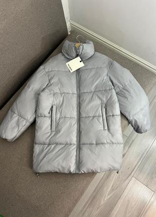 Невероятная куртка pull & bear, эко пуховик, парка