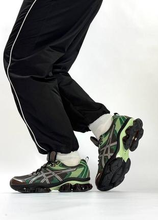 Кроссовки asics gel quantum kinetic dark sepia shamrock