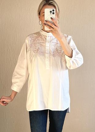 Очень красивая нежная рубашка с вышивкой, рубашка с вышивкой,