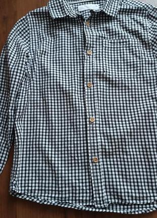 Рубашка в клетку zara 2