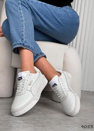 Кроссовки женские p белые натуральная кожа