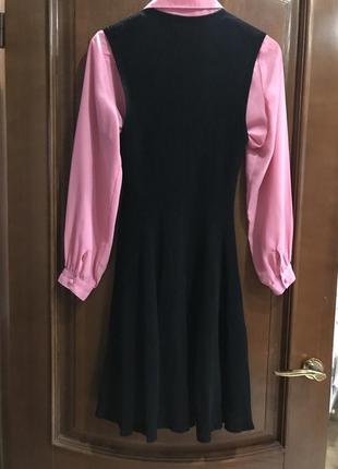 Трикотажное платье, v-декольте mango 5