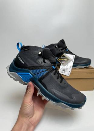 Трекінгові мембранні кросівки salomon x raise 2 mid gore-tex