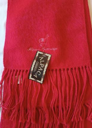 Alpaca gamargo новий червоний шарф