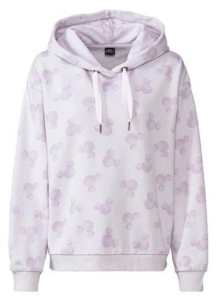 Худи с начесом для женщины disney mickey mouse 412711  фиолетовый