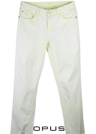 Брюки люминесце́нт opus evita satin denim size-36 leight-32 тёртый салат стрейч сток новые ±25y€в