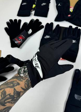 Рукавиці чорні чоловічі осінні весняні зимові nike