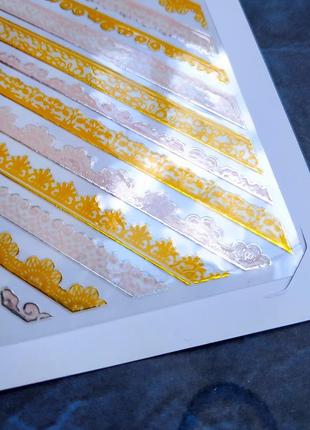 Наклейки на ногти маникюр декор для ногтей наклейки кружево творчество новые8 фото