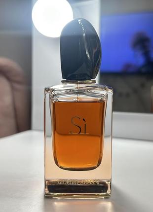 Giorgio armani si intense интенсивная парфюмированная вода