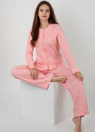 Пижама хлопковая домашний комплект пижамка женский хлопок