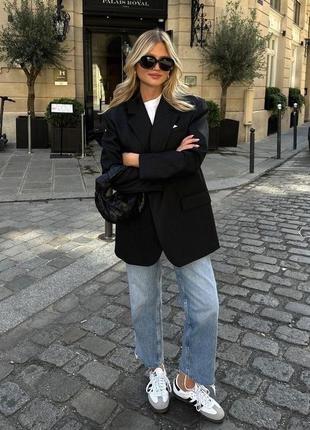 Zara straight jeans голубые прямые классические укороченные джинсы мом с необработанным низом