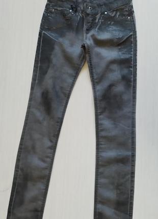 Джинси сірі вузькі stefano