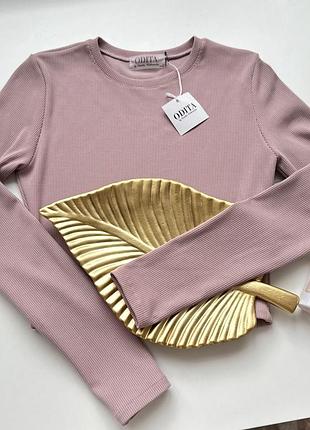 1+1= 3 нарядна ніжна кофта в рубчик