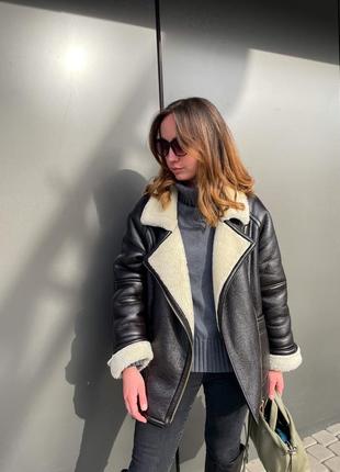 Дубленка zara