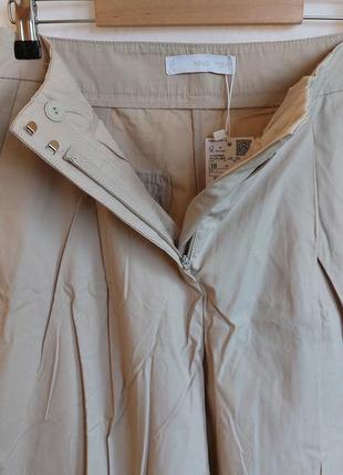 Широкие укороченные брюки mango, 38 р9 фото