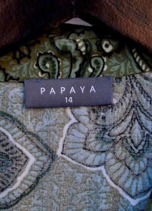 8788\140 вискозное платье зеленого цвета papaya xl