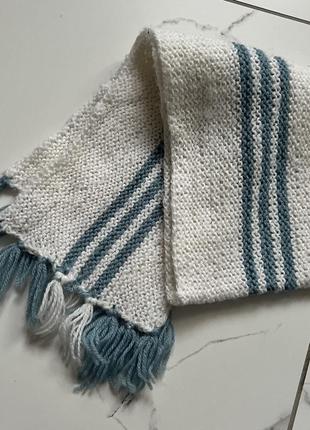 Шарф вʼязаний дитячий