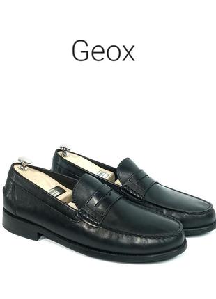 Шкіряні туфлі лофери geox u new damon b оригінал
