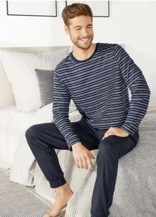 Качественная хлопковая трикотажная пижама, домашний костюм, нитевичка( размер 52-54)