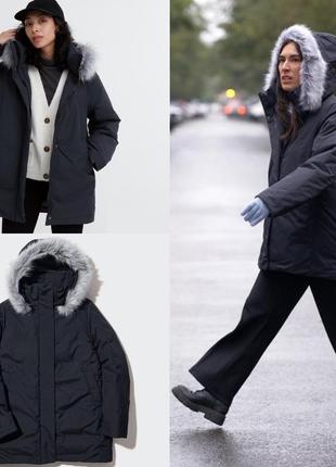 Гібридне пухове пальто uniqlo