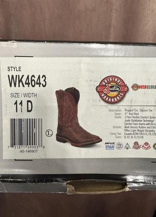 Нові чоловічі чоботи justin original workboots