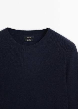 Светр massimo dutti темно-синій l3 фото