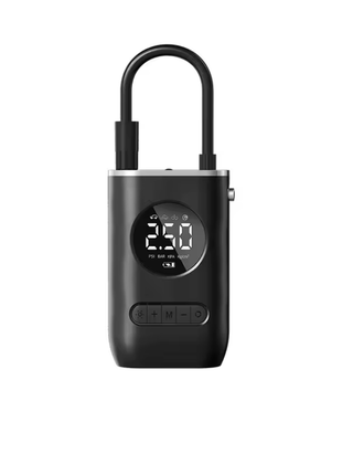 Автокомпрессор car air pump mini серый