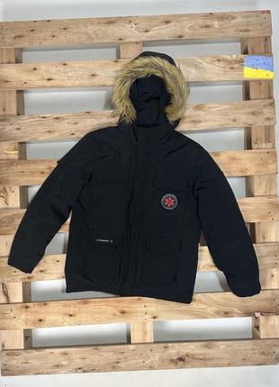 Куртка мужская зимняя тактическая s с капюшоном