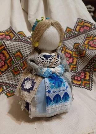 Кукла мотанка берегиня -травничка+/-17 см