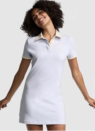 Бавовняна ніжно блакитна сукня поло орігінал 🇺🇸