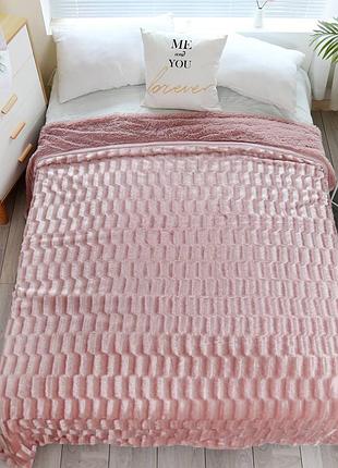 Покрывало-плед норка двухсторонний