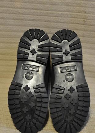 Высокие черные ботинки из натурального нубука timberland primalorft 200 gr waterproof 38 р.10 фото