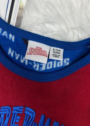 Дитяча флісова піжама для хлопчика людина павук піжамка primark р.116-1227 фото