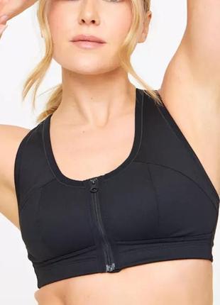 40dd 90e спортивный бюстгальтер без косточек с фронтальной молнией
