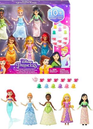 Набор принцесс дисней disney princess рапунцель ариэль мулан тиана белль золушка  оригинал mattel